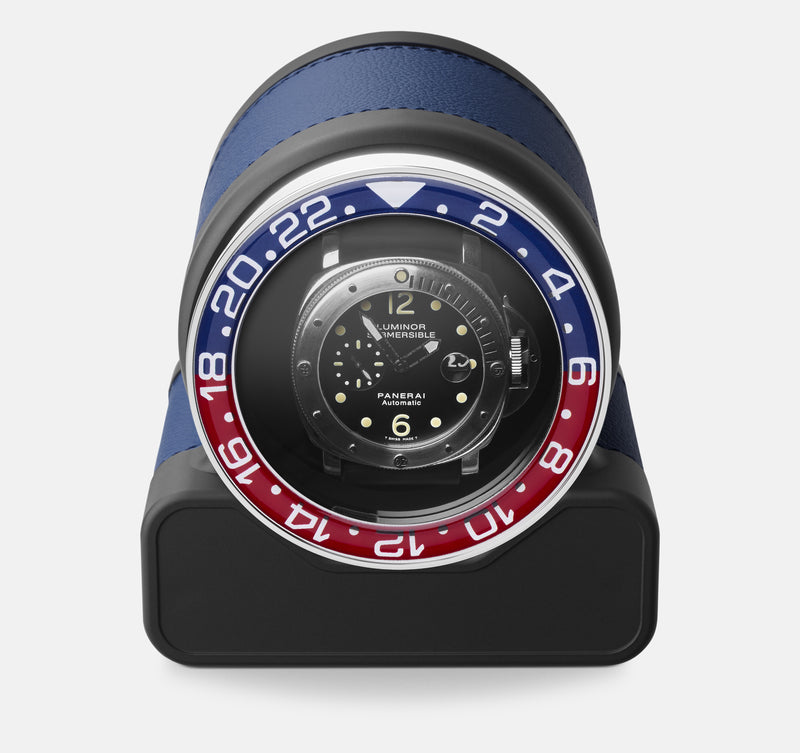 Tienda de relojes monocromáticos | Scatola del Tempo - Rotor One Sport - Watch Winder - Blue
