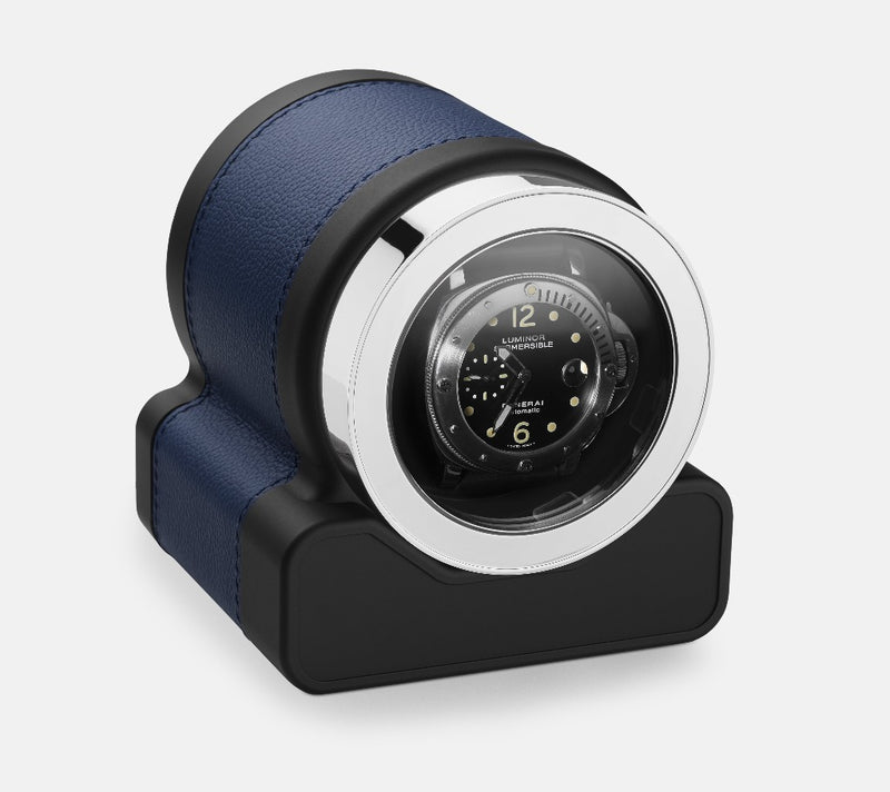 Tienda de relojes monocromáticos | Scatola del Tempo - Rotor One - Watch Winder -Blue