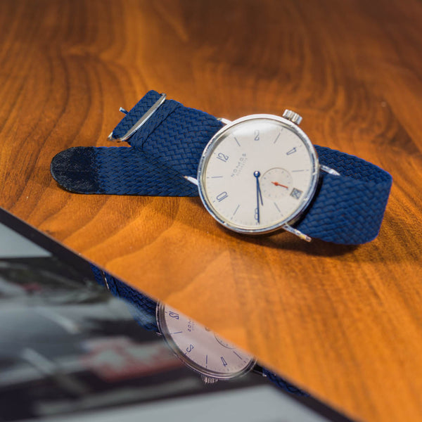 Monochrome Watches Shop | Correa de perlón - Azul marino