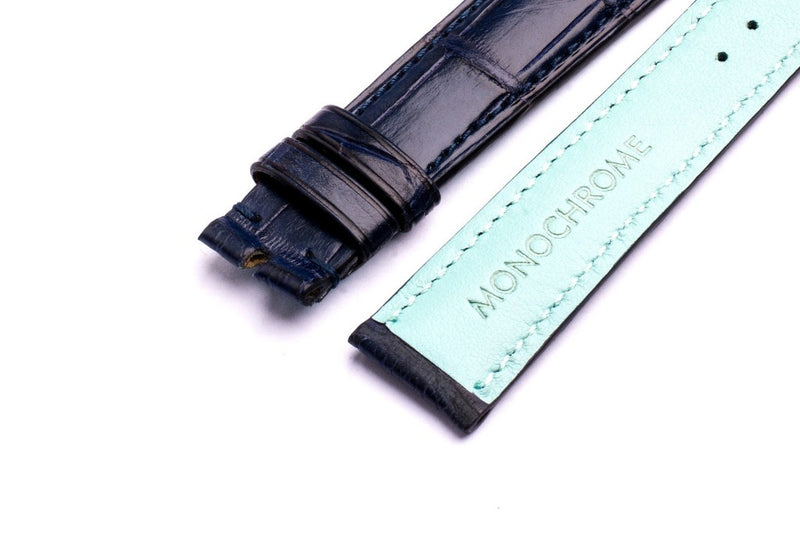 Monochrome Watches Shop | Correa de reloj de aligátor - Azul